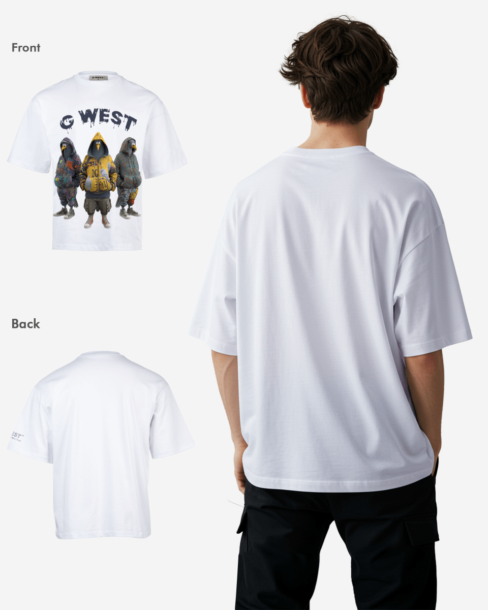 G West 3 Peigion Oversized Tee - G West