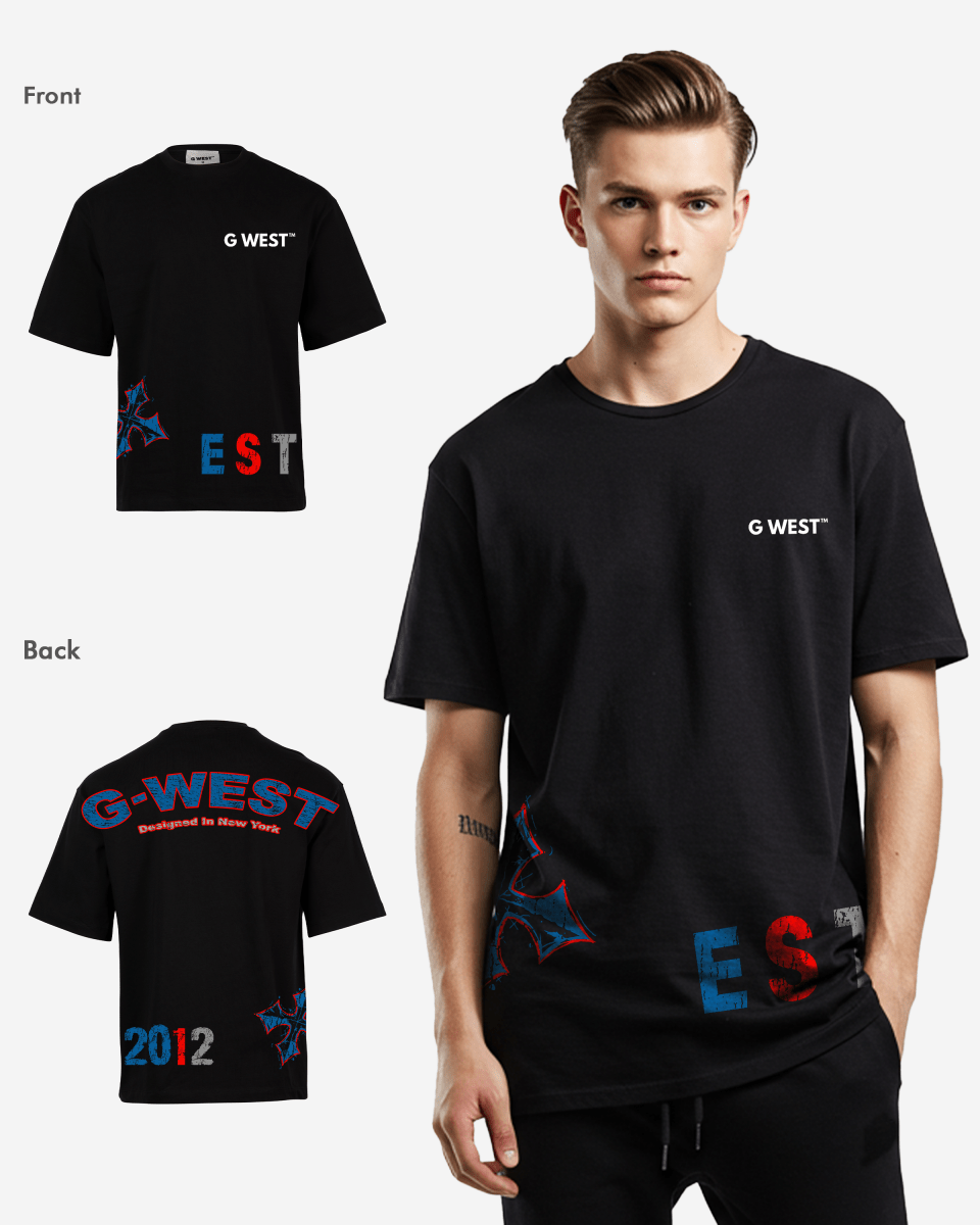G West 3.0 Arch Logo Oversized Tee - G West