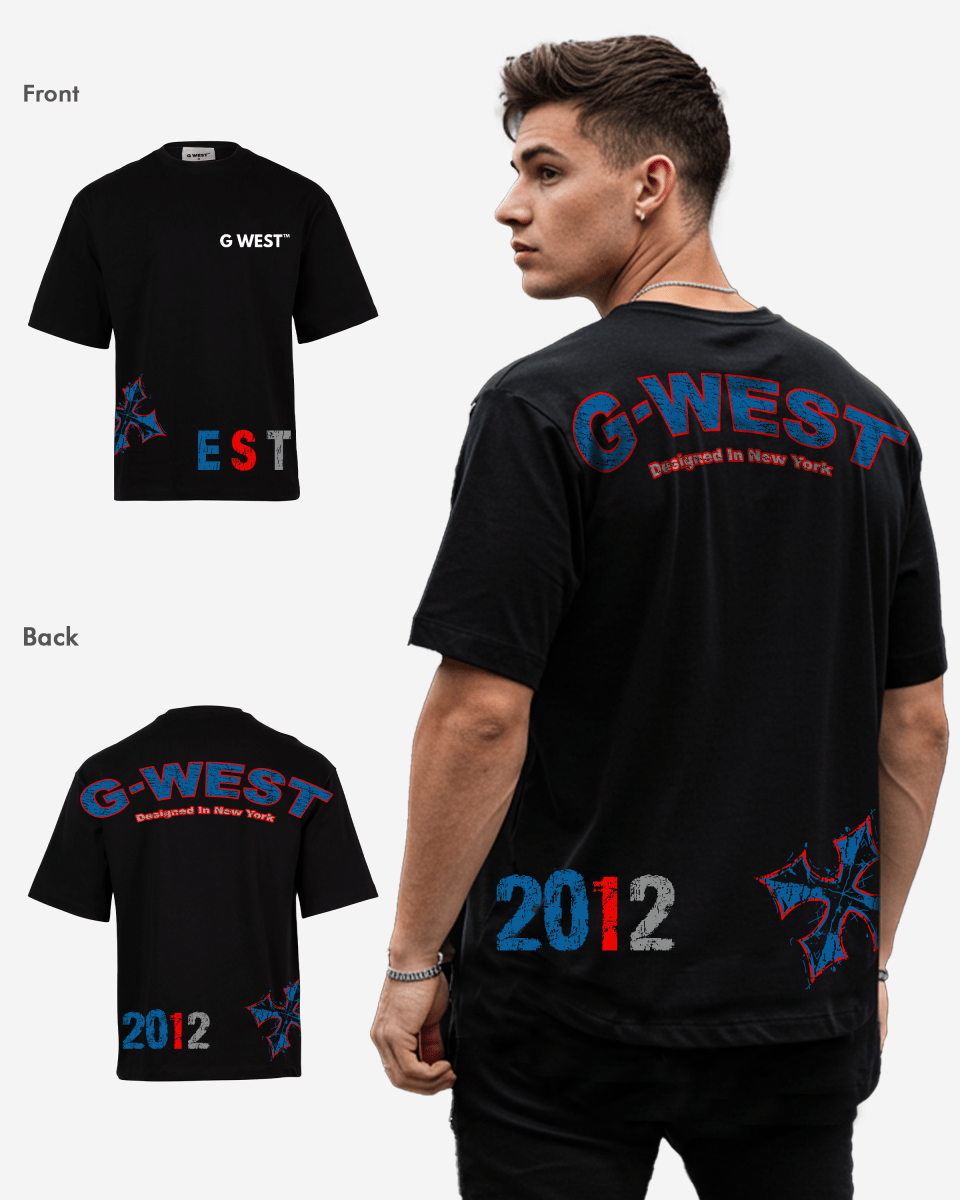 G West 3.0 Arch Logo Oversized Tee - G West