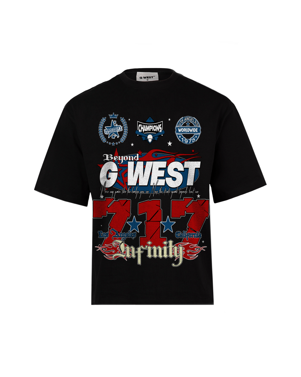 G West 717 Big And Tall Oversized T-Shirt - G West