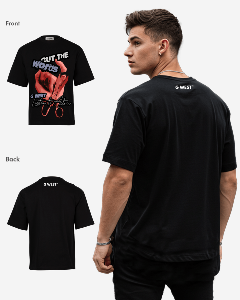 G - WEST ACTION OVERSIZED TEE GWROJMT95 - G West
