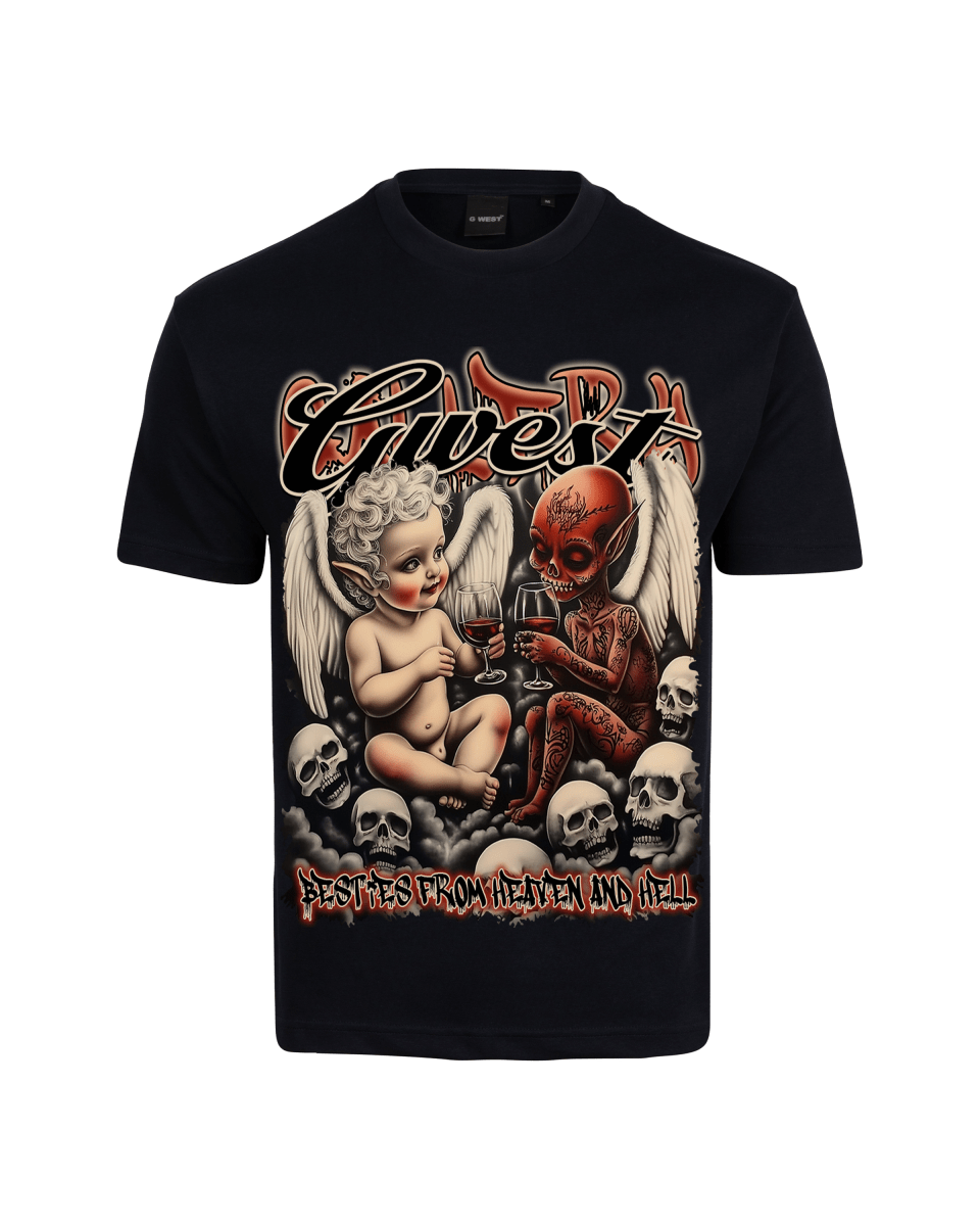 G West Angles & Ashes Oversized Men's T-Shirt - G West