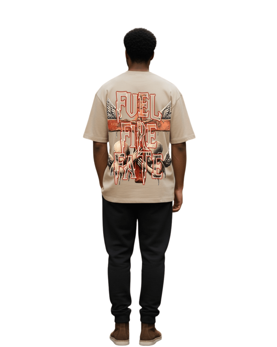 G West Angles & Ashes Oversized Men's T-Shirt - G West