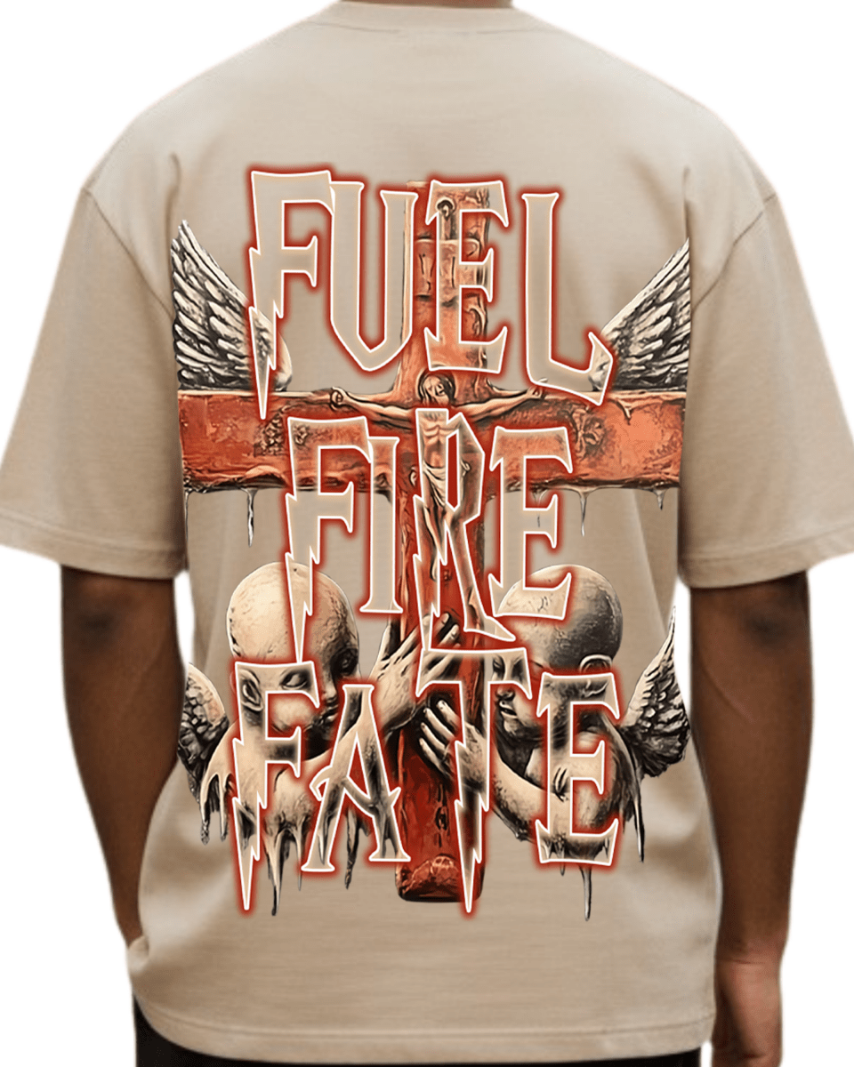 G West Angles & Ashes Oversized Men's T-Shirt - G West