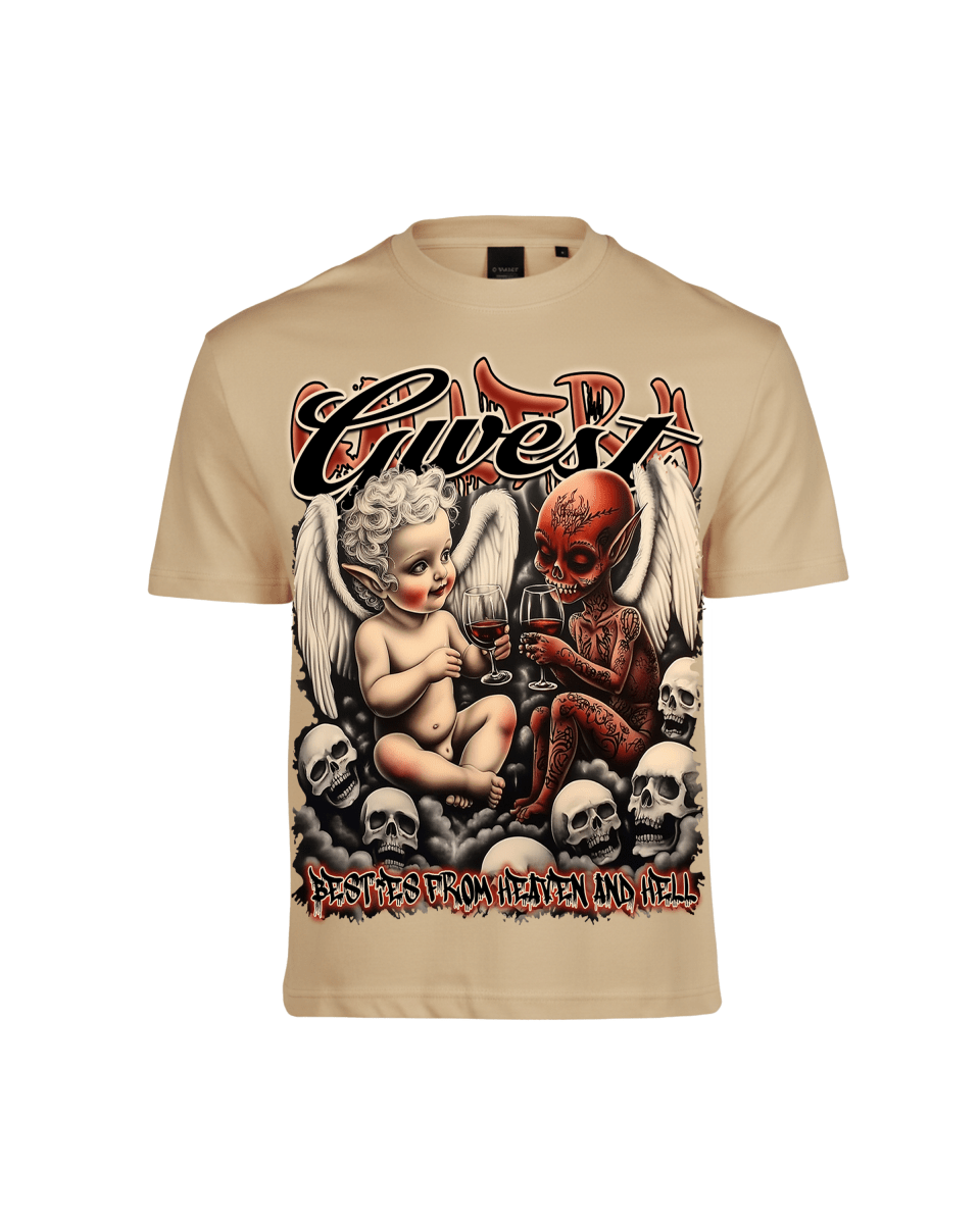 G West Angles & Ashes Oversized Men's T-Shirt - G West