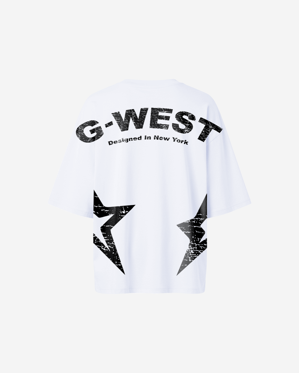 G West Arch Logo Oversized Tee - Women - G West