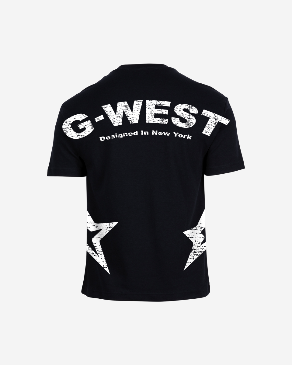 G West Arch Logo Oversized Tee - G West