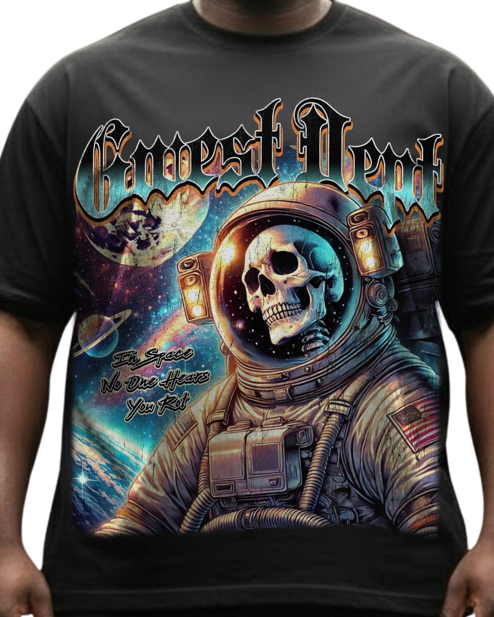G West Astro Ghost Men's Big And Tall T-Shirt - G West