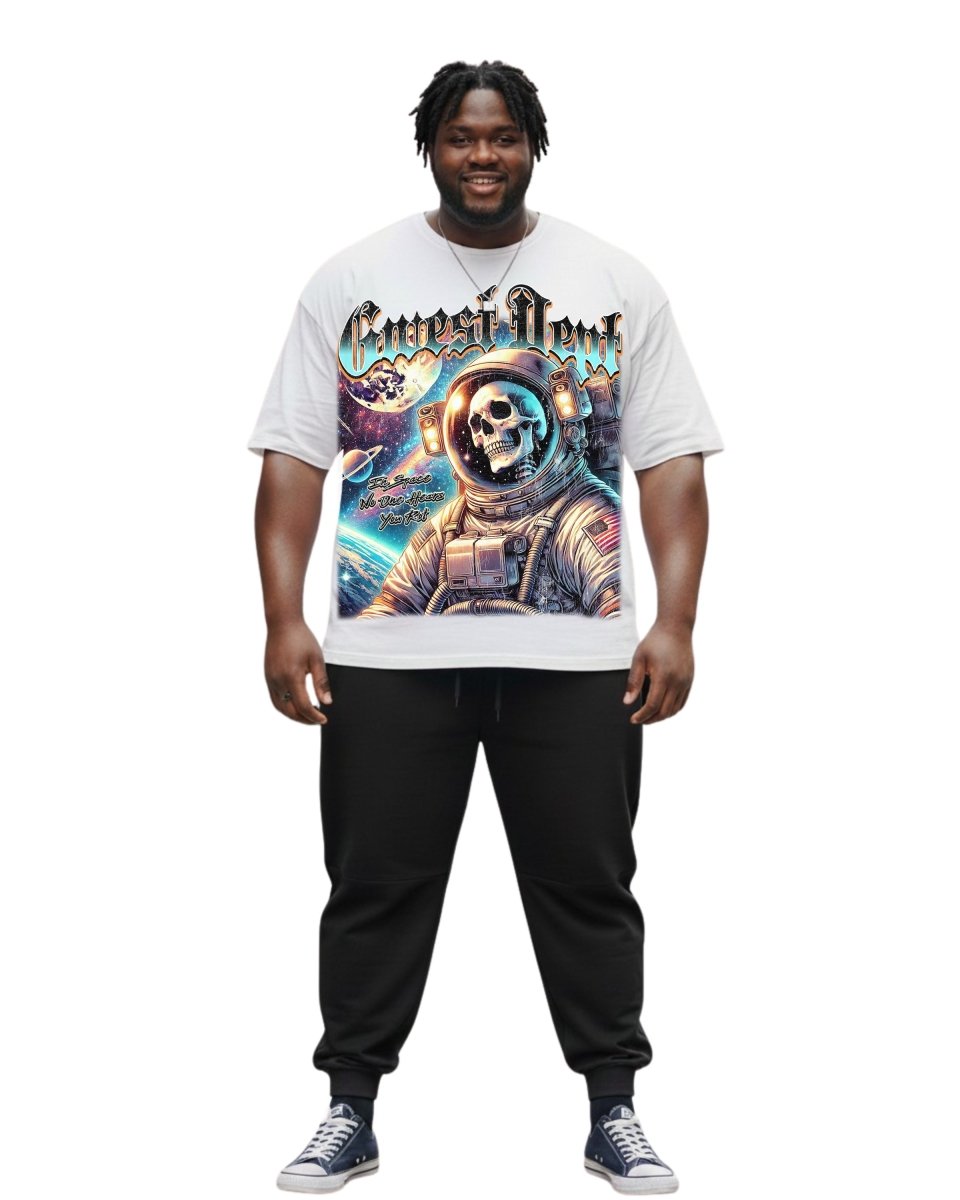 G West Astro Ghost Men's Big And Tall T-Shirt - G West