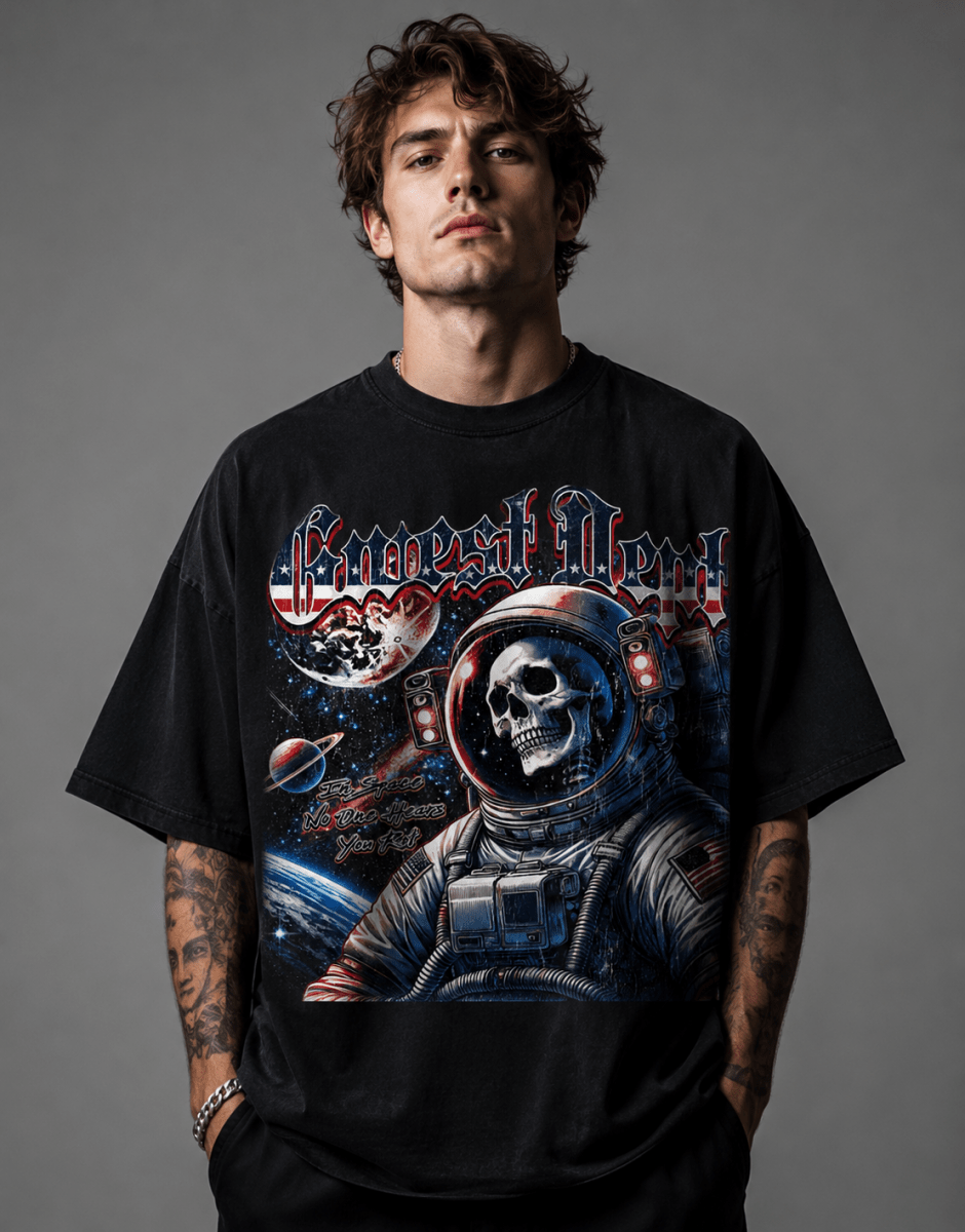 G West Astro Ghost Oversized Men's T-Shirt - G West