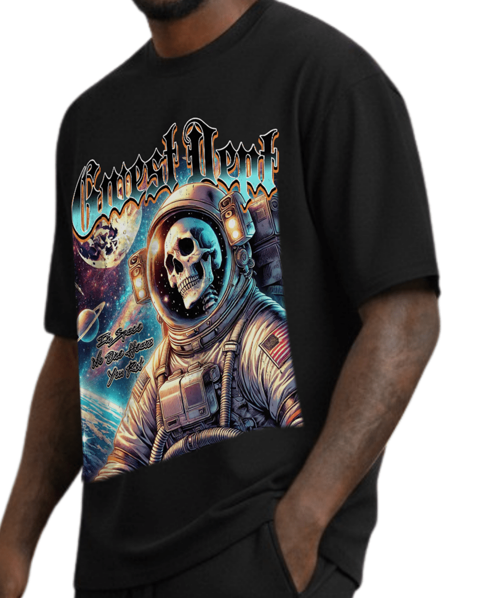G West Astro Ghost Oversized Men's T-Shirt - G West
