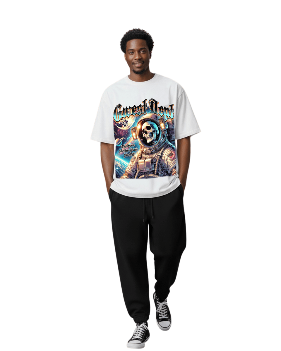 G West Astro Ghost Oversized Men's T-Shirt - G West