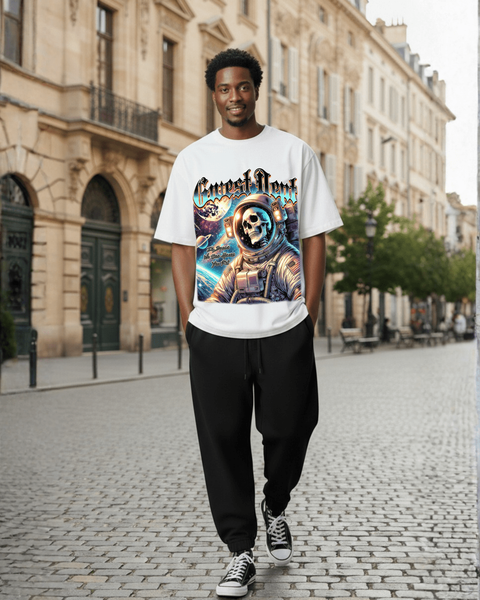 G West Astro Ghost Oversized Men's T-Shirt - G West