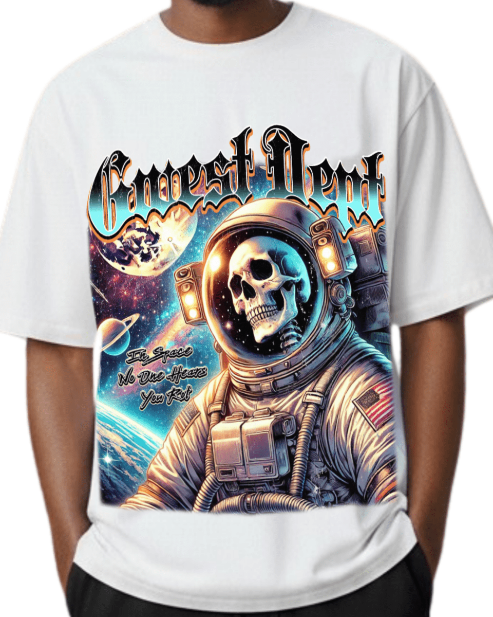 G West Astro Ghost Oversized Men's T-Shirt - G West