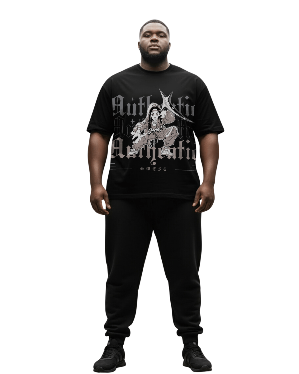 G West Authentic Big And Tall Oversized T-Shirt - G West
