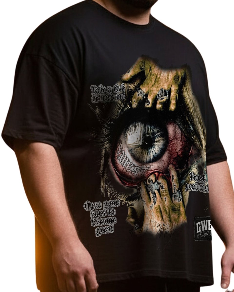 G West Awaken Eyes Men's Big And Tall T-Shirt - G West