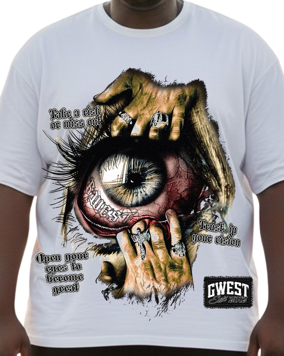G West Awaken Eyes Men's Big And Tall T-Shirt - G West