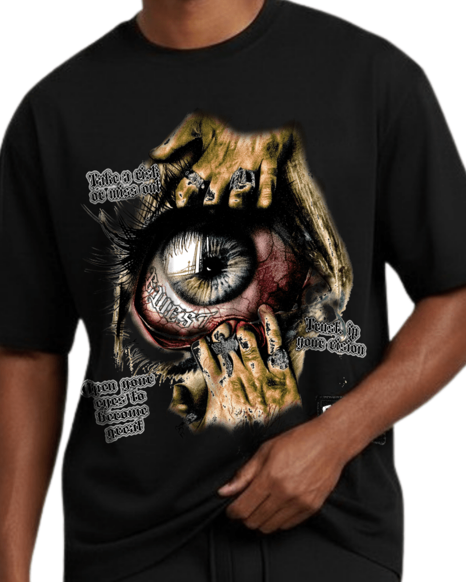 G West Awaken Eyes Oversized Men's T-Shirt - G West