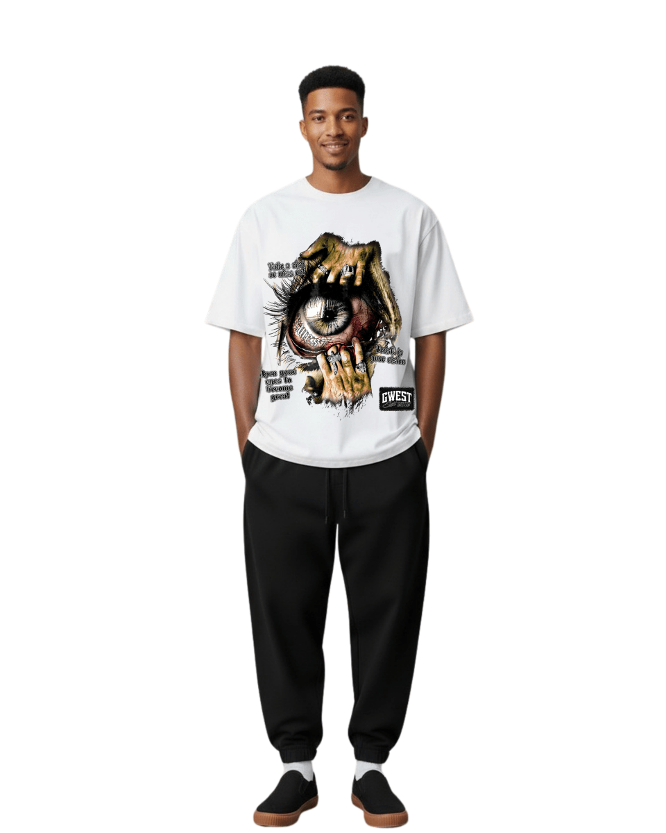 G West Awaken Eyes Oversized Men's T-Shirt - G West