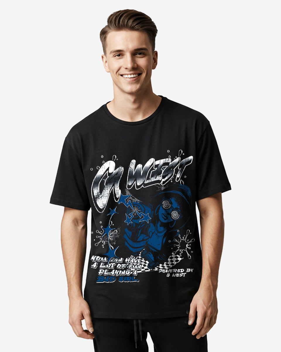 G West Bad Gril Oversized Tee - G West