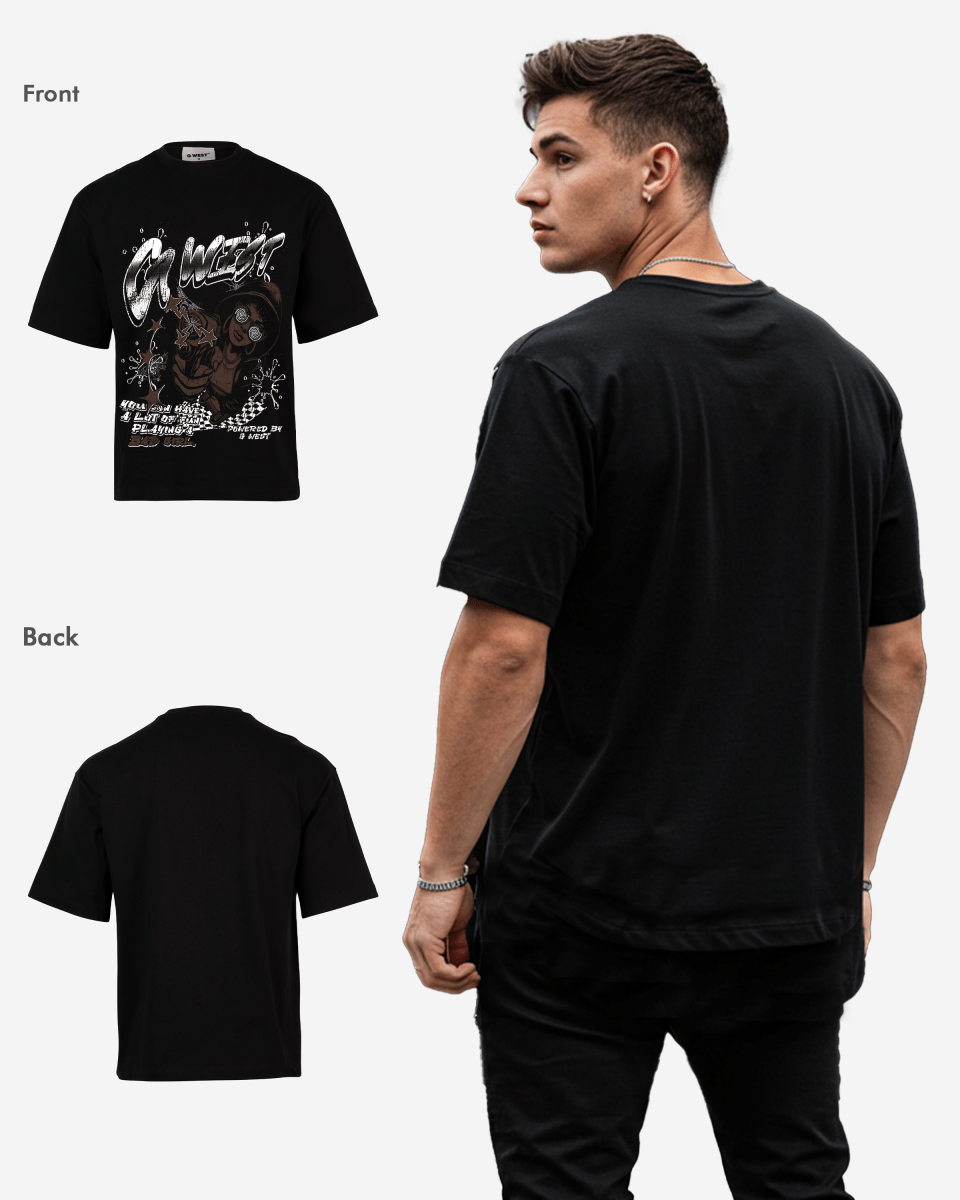 G West Bad Gril Oversized Tee - G West