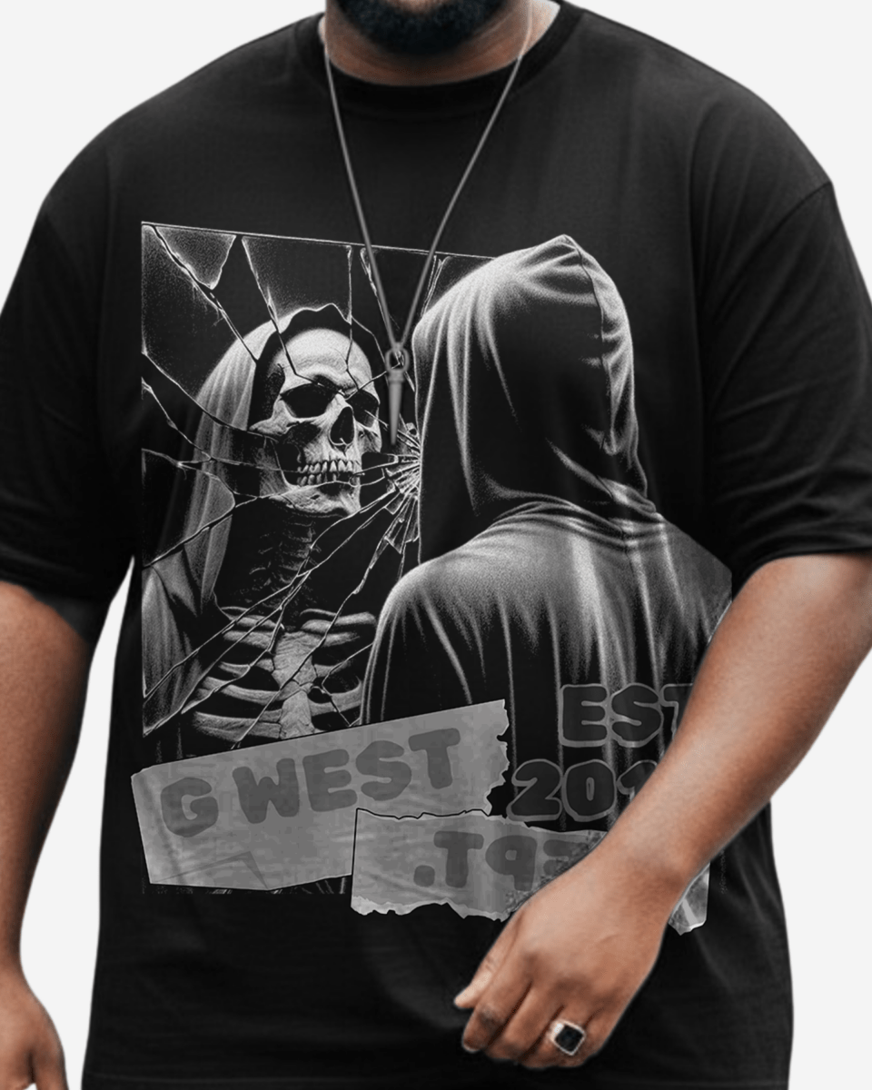 G West Between Two World Big And Tall Oversized T-Shirt - G West