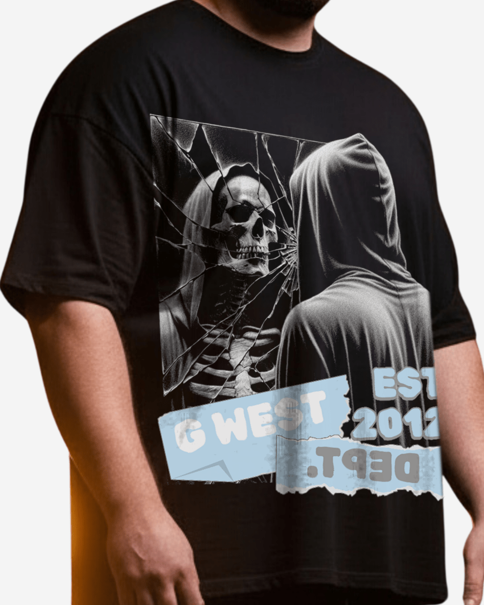 G West Between Two World Big And Tall Oversized T-Shirt - G West