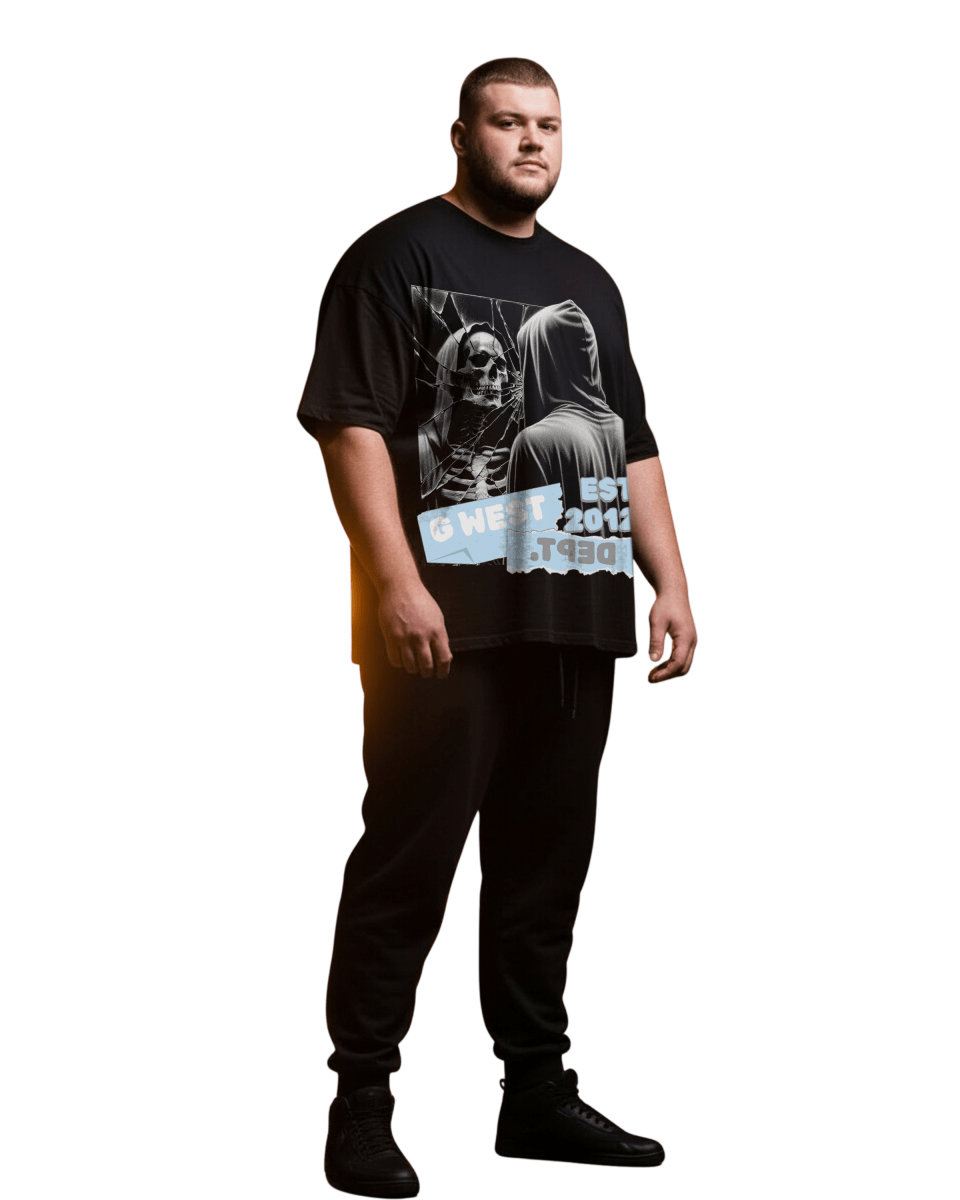 G West Between Two World Big And Tall Oversized T-Shirt - G West