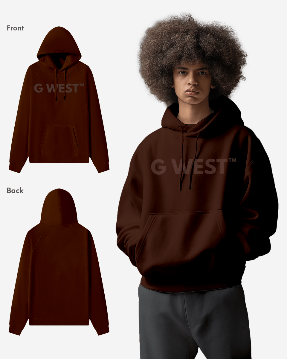 G West Big Chest Logo Mens Hoodie - G West