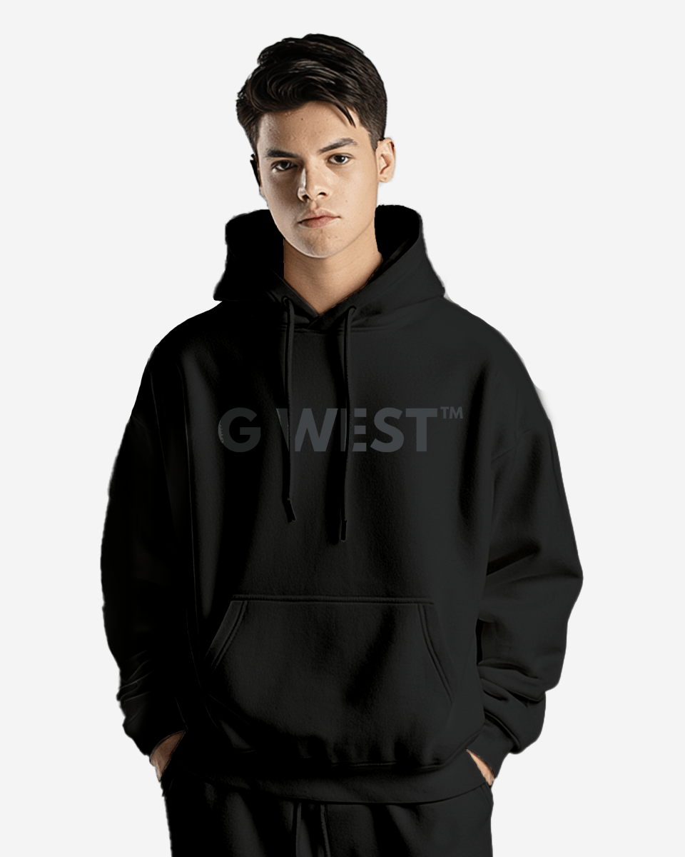 G West Big Chest Logo Mens Hoodie - G West