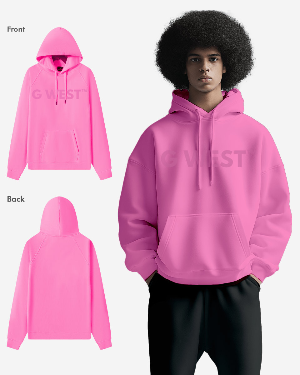 G West Big Chest Logo Mens Hoodie - G West