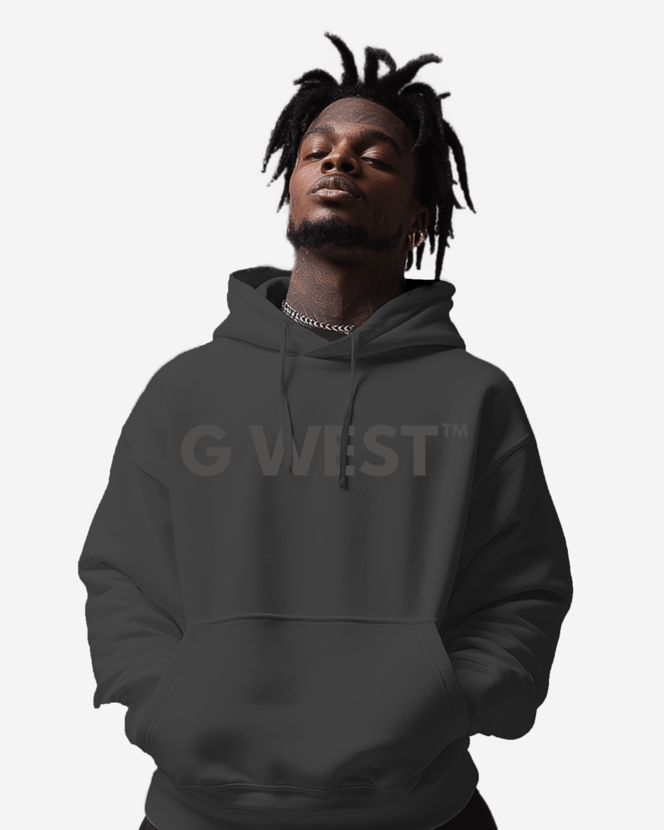 G West Big Chest Logo Mens Hoodie - G West