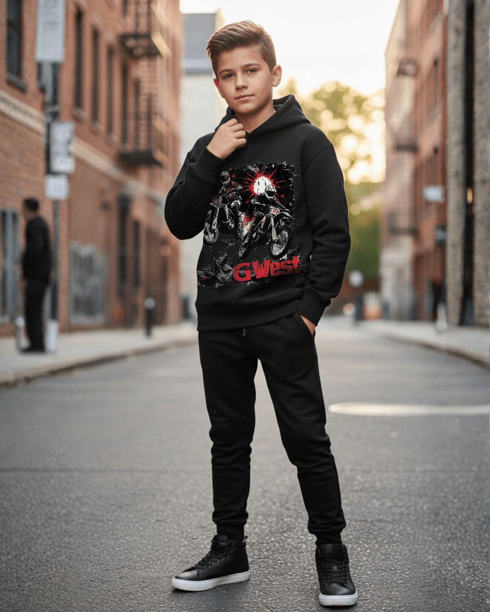 G West Bike Blast Kids Hoodie - G West