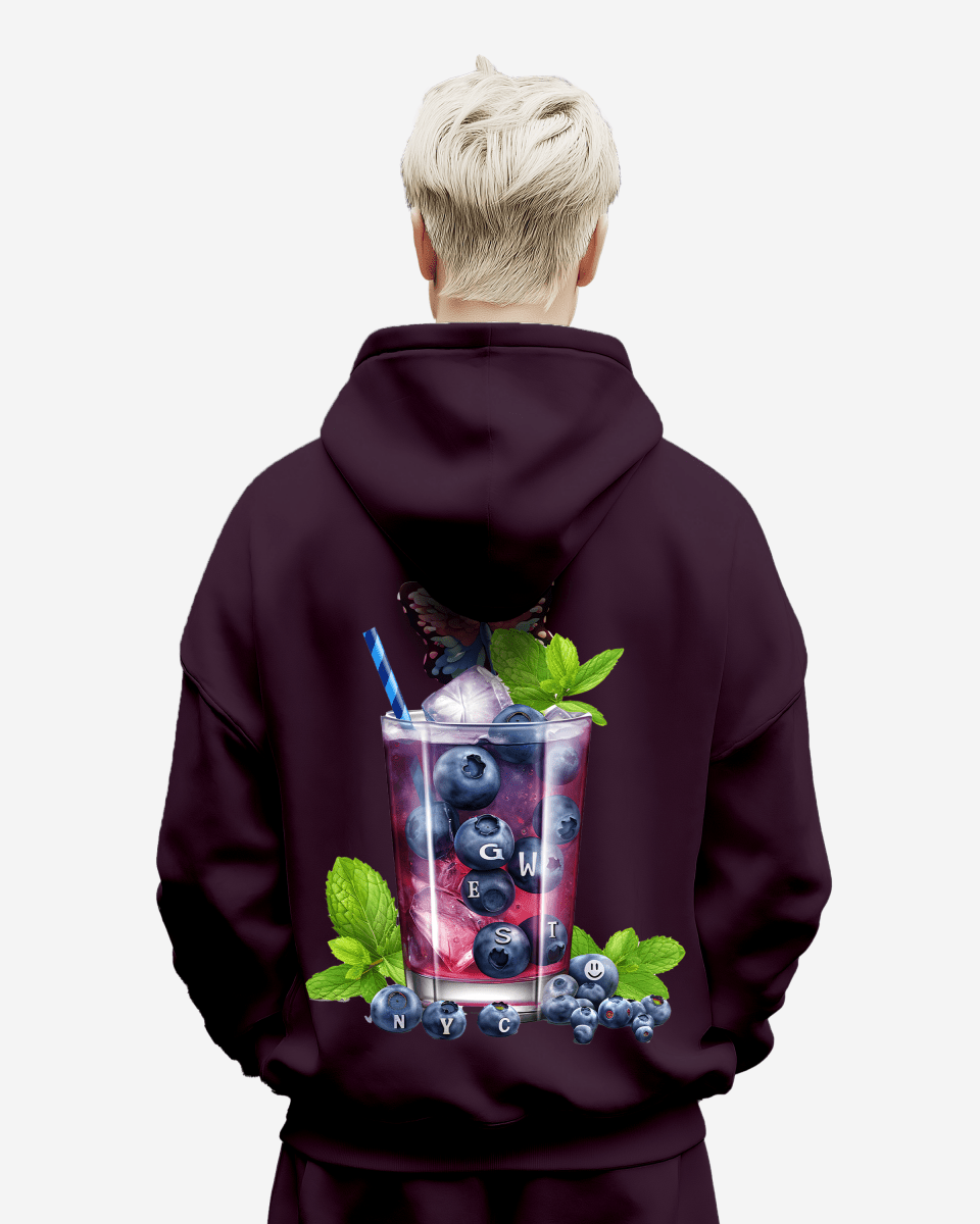 G West Blueberry Mohito Heavy Premium Hoodie - G West