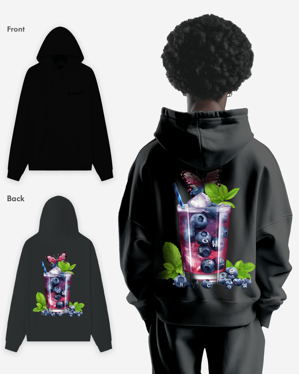 G West Blueberry Mohito Heavy Premium Hoodie - G West