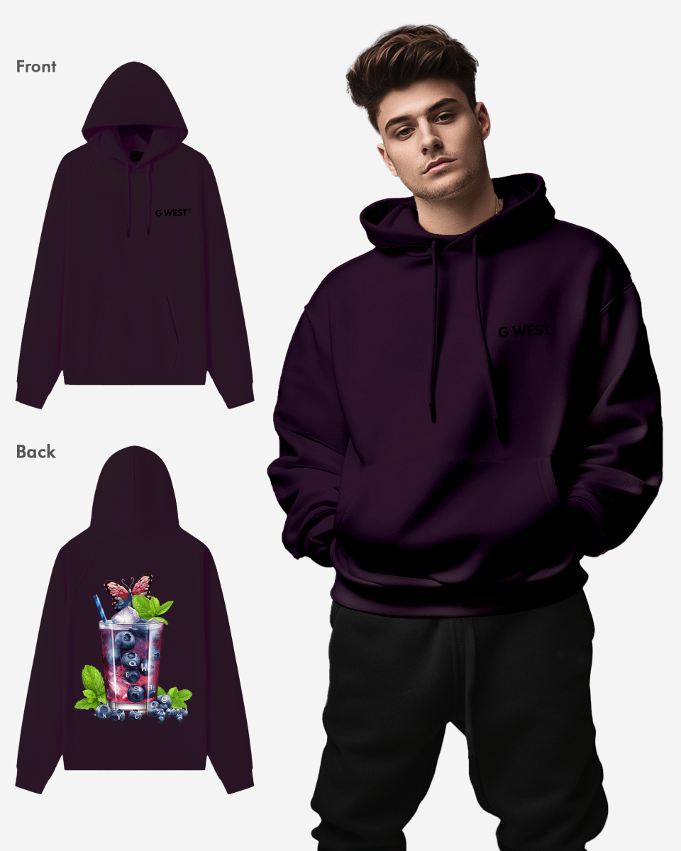 G West Blueberry Mohito Heavy Premium Hoodie - G West