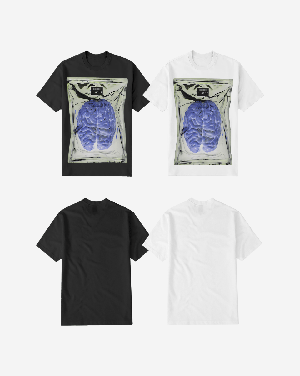 G West Brain Bag Black Tee - G West