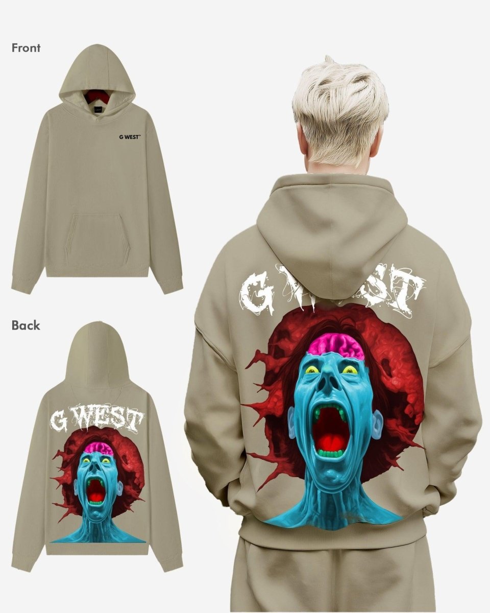 G West Brain Explosion Heavy Premium Oversized Hoodie - G West