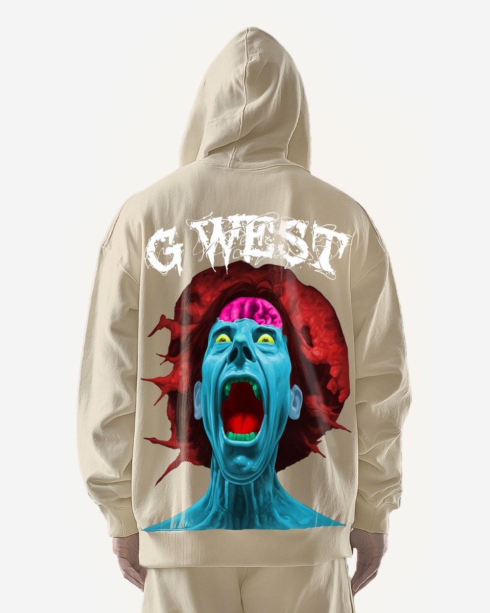 G West Brain Explosion Heavy Premium Oversized Hoodie - G West