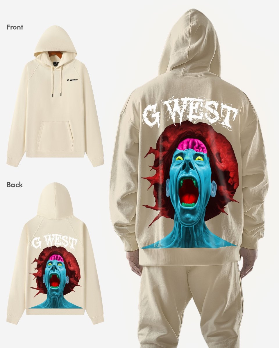 G West Brain Explosion Heavy Premium Oversized Hoodie - G West