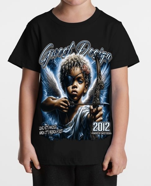 G West Broken Angel Kids T-Shirt - G West