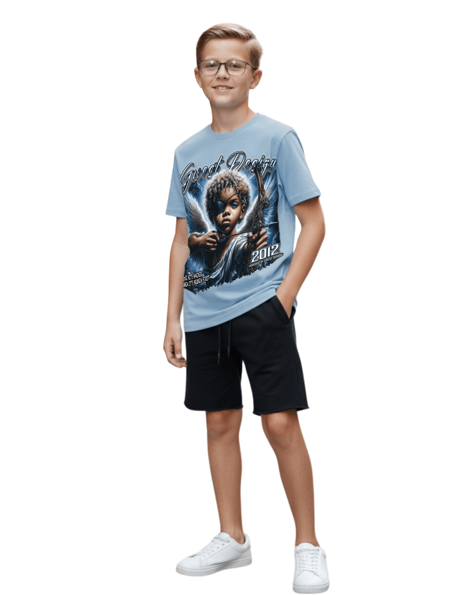 G West Broken Angel Kids T-Shirt - G West