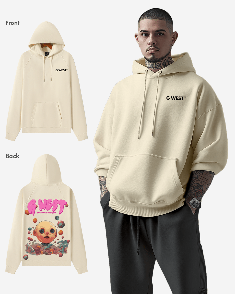 G West Bubble Gum Baby Heavy Premium Hoodie - 6 Colors - G West