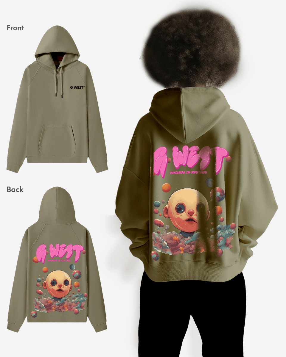 G West Bubble Gum Baby Heavy Premium Hoodie - 6 Colors - G West
