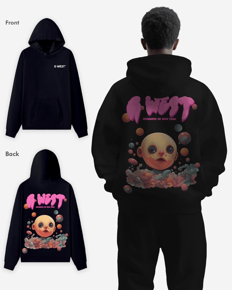 G West Bubble Gum Baby Heavy Premium Hoodie - 6 Colors - G West