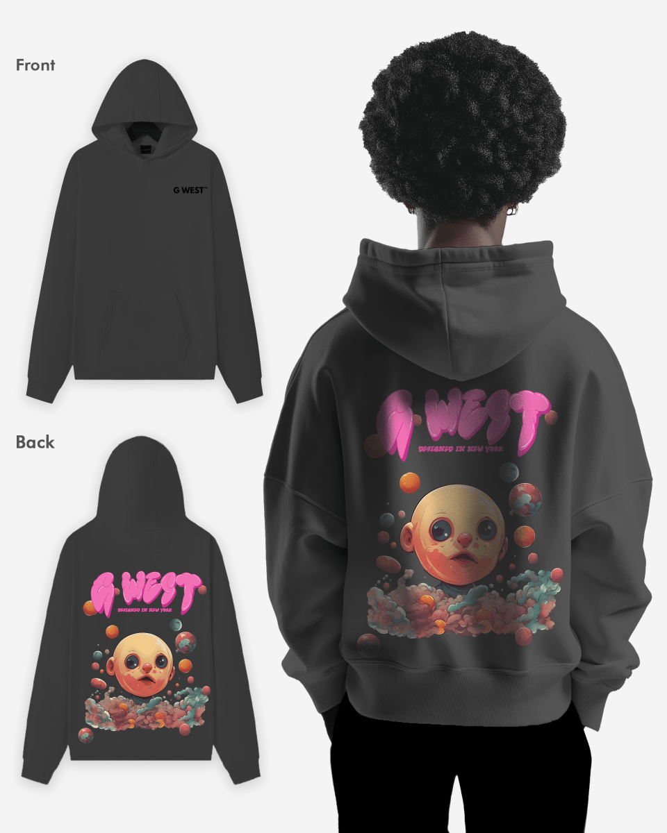 G West Bubble Gum Baby Heavy Premium Hoodie - 6 Colors - G West