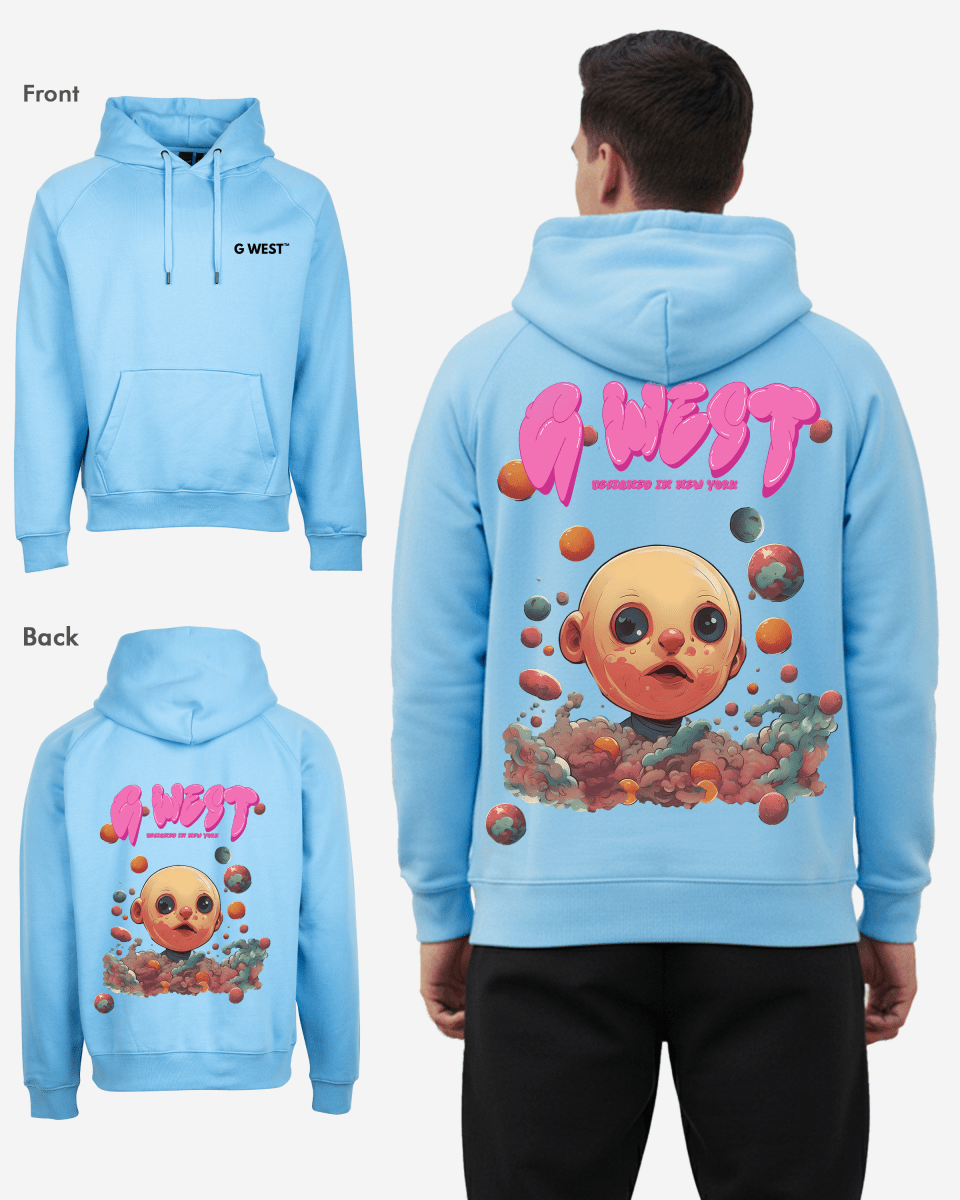 G West Bubble Gum Hoodie Mens Style : Gwhlhd9008 - 4 Colors - G West