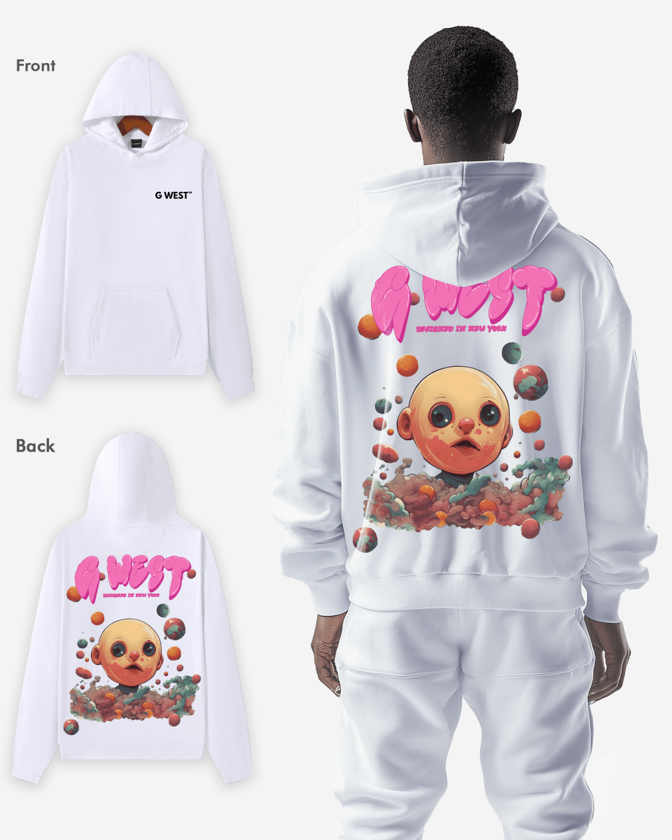 G West Bubble Gum Hoodie Mens Style : Gwhlhd9008 - 4 Colors - G West