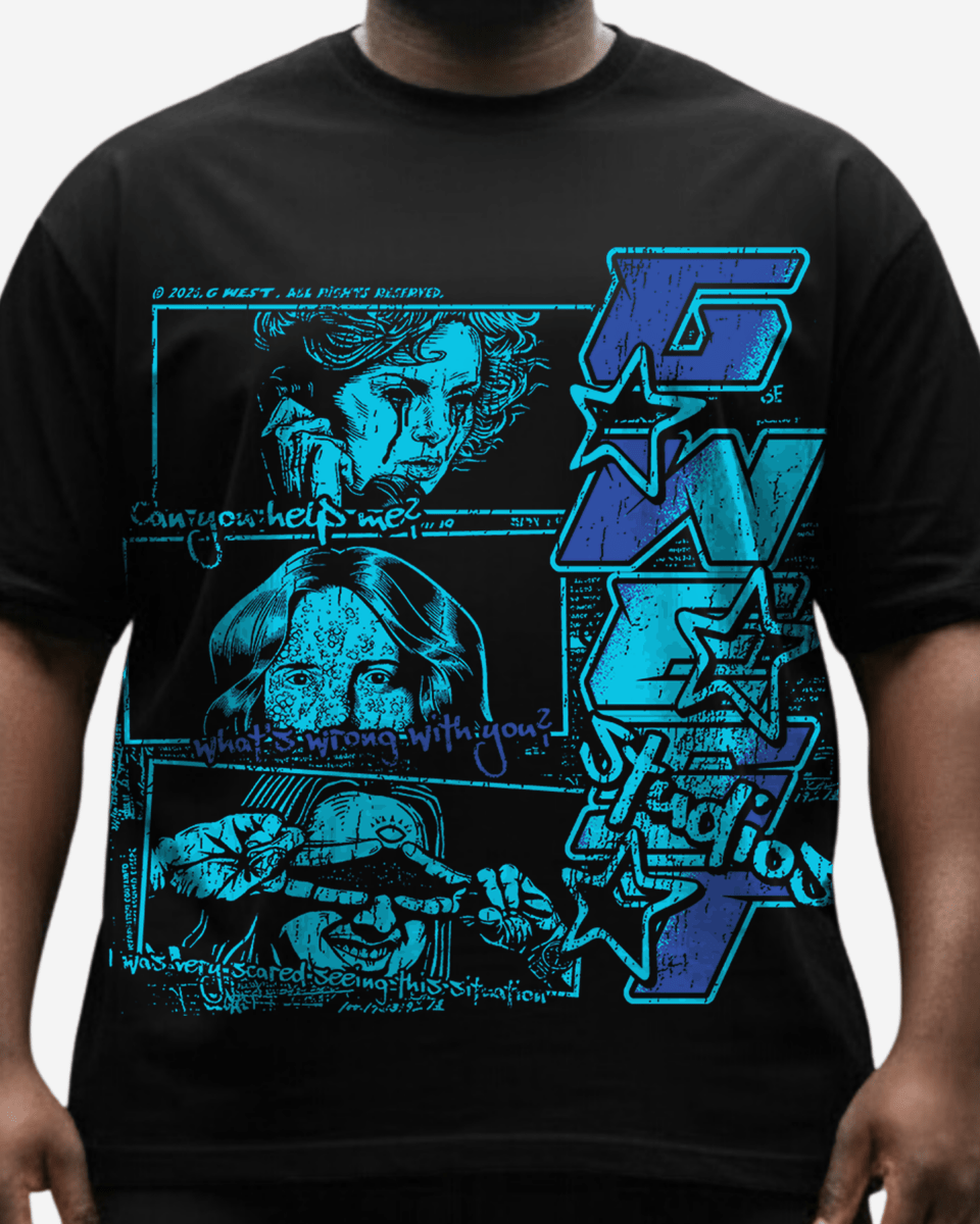 G West Can You Help Me Big And Tall Oversized T-Shirt - G West