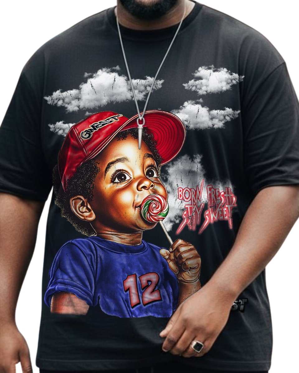 G West Candy Kid Men's Big And Tall T-Shirt - G West